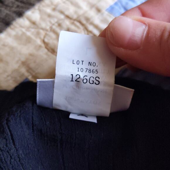 Eileen Fisher Large Black Crinkle Rayon Maxi Skirt Elastic Waist USA Made - Picture 7 of 9